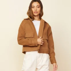 MONROW Weekend Jacket GOLDENBROWN Flash Sale